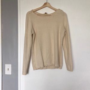 Cream color knit sweater